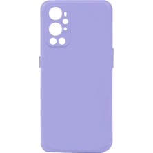 One Plus 9 Pro Kılıf N7TH Biye Silikon-Lila