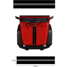 Ön Kaput Sticker Araba Sticker Oto Sticker 120X24 cm