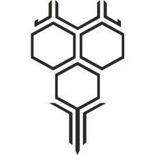 Petek Ön Kaput Oto Sticker Siyah