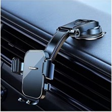 Modifiyum Araba Akrobat Telefon Tutucu Araç Içi Telefon Tutucu Oto Aksesuar Araç Telefon Tutucu-Siyah