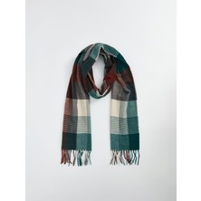 Lc Waikiki Yeni Sezon Püskül Detaylı Ekose Desenli Erkek Atkı