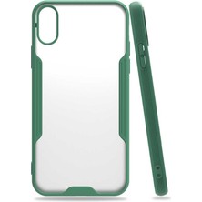 iPhone Xs 5.8 Uyumlu N7TH Parfe Kapak-Koyu Yeşil