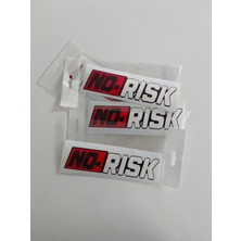 No Risk Sticker Renkli Baskı Baskes 1 Adet 20X5 cm