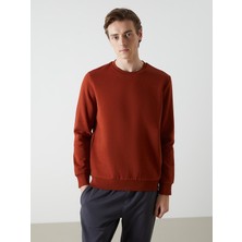 Lc Waikiki Yeni Sezon Bisiklet Yaka Uzun Kollu Baskılı Erkek Sweatshirt