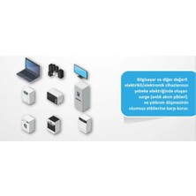 Dotvolt Tekli Akım Korumalı Priz Beyaz Anahtarlı Surge Hunter 1050 Joule