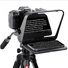Ulanzi RT02 Tabletler ve Akıllı Telefonlar Için Uzaktan Kumandalı Universal Teleprompter