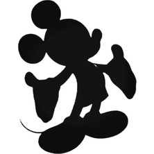 Mickey Mouse Walt Disney Sticker Araba Oto Arma Duvar Çıkartma 20 cm