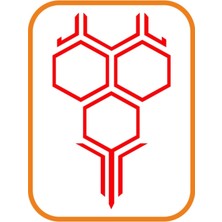 Kaput Petek Oto Sticker Büyük Boy 58X35 cm Kırmızı