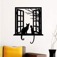 Camdaki Kediler Sticker