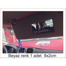 Çok Güzelsin Güneşlik Ayna Yazısı Araba-Motosiklet Cam Etiket Sticker