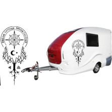Düş Kapanı Sticker Karavan Kamp Araba Cam