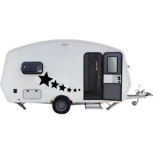 Karavan ve Traktör Için Sticker Yapışkan Yıldız 6'lı