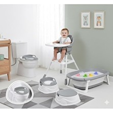 Dolu 7560 Bebek Mama Sandalyesi Bebek Küveti Lazımlık Adaptör Set 6in1 Hediyeli