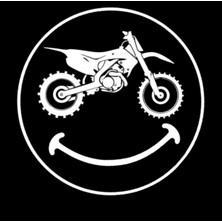 Gülen Motorsiklet Sticker Yamaha Drift Turbo Araç