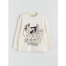 Lc Waikiki Yeni Sezon Nostaljik Maymun Baskılı Erkek Çocuk Tişört