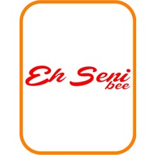 '' Eh Seni Be '' Oto Sticker Motor Sticker 20X6 cm Kırmızı