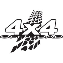 4x4 Off Road Araba Sticker 25CM
