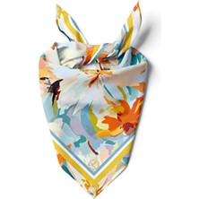 Güneş Işığı Bahçesi Desen 55X55CM Bandana/fular