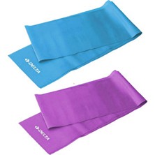 Pilates Bandı 2'li Plates Lastiği 120 x 15 cm Hafif Egzersiz Direnç Lastiği (Uç Kısmı Açık)