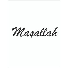 Maşallah Oto Sticker 33X6 cm