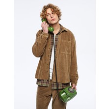 Lc Waikiki Yeni Sezon Rahat Kalıp Uzun Kollu Kadife Erkek Gömlek