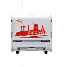 Karavan Kamp Sticker Antalya Araç Sticker Yapışkan 38 Kayseri