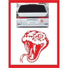Yılan Oto Sticker 15*17CM - Araba Sticker - Yapıştırma