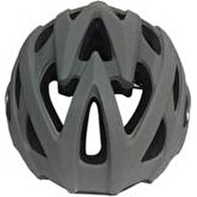 Raptor Kask MV29 Arka LED Lambalı Fileli Mtb Bisiklet Kaskı L Beden Gri Koyu Gri