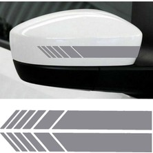 Araba Aynası Için Şerit Sticker - Oto Sticker - Araba Sticker - 20CM x 3 cm