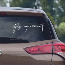 Gazi M.kemal Atatürk Imza Sticker