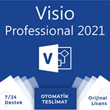 Visio Professional 2021 Orijinal Lisans Key (Dijital Ürün Anahtarı) 2025