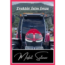Traktör Isim Imza 40X10 Case Tümosan Massey Erkunt Traktör
