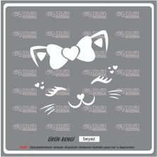 Sevimli Kedicik Sticker 18X16CM