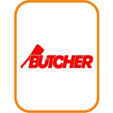 '' Butcher - Kasap '' Oto Sticker Motor Sticker 20X7 cm Kırmızı