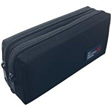 Siyah Renk Kalemlik Iki Bölmeli Kalem Kutusu Yeni Model