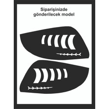 Fiat Linea Stop Farı LED Görünümlü Folyo Kaplama - Stop Kaplama Linea -Model 1