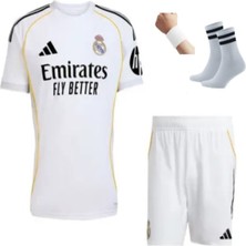 Sidas Real Madrid Arda Güler  25/26 Sezon Çocuk Forma Takımı 4 Parça Forma Şort Çorap Bileklik Hediye