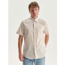 Lc Waikiki Yeni Sezon Regular Fit Keten Karışımlı Erkek Gömlek