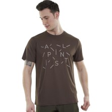 Spor Erkek Tişört - Hızlı Kuruyan Tişört - Ultra Dry - Kahve (600612)