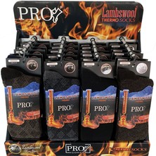 Mix Lambswool Termo Erkek Çorabı 24'lü Stand (13907)