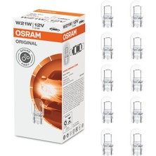 Osram 7505 Ampul W21W 21W 93 Dipsiz - 10 Adet