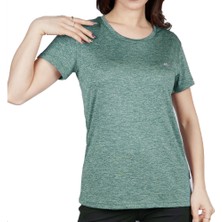 Spor Kadın Tişört - Terletmez Kumaş - Lumi - Yeşil