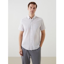 Lc Waikiki Yeni Sezon Regular Fit Keten Karışımlı Erkek Gömlek