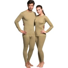 Yetişkin Termal Içlik Kum Renkli - Thermoform - Aktif Ribana - Poliüretan Malzeme