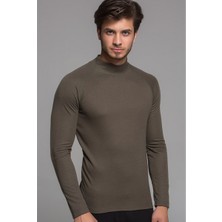 Termal Üst Içlik - Balıkçı Yaka - Thermoform - Haki