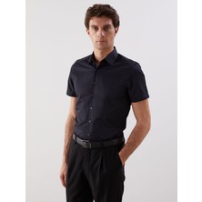 Lc Waikiki Yeni Sezon Slim Fit Kısa Kollu Gabardin Erkek Gömlek