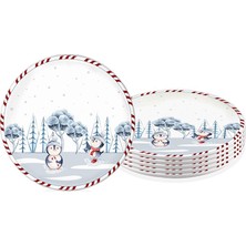 Penguin Servis Tabağı 6 Lı Set 26 cm NEW012