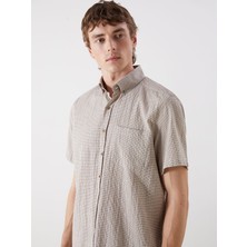 Lc Waikiki Yeni Sezon Regular Fit Kısa Kollu Ekose Erkek Gömlek