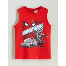Lc Waikiki Yeni Sezon Bisiklet Yaka Spider-Man Lisanslı Erkek Çocuk Atlet