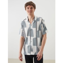 Lc Waikiki Yeni Sezon Regular Fit Kısa Kollu Desenli Erkek Gömlek